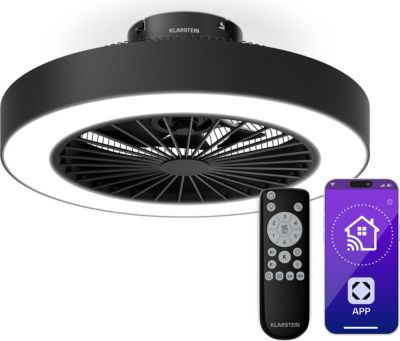 Ventilateur KLARSTEIN ZenBreeze 48cm 16W LED Noir