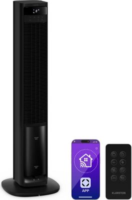 Rafraîchisseur d'air KLARSTEIN Mistral connecté 365 m³/h 35m² 36W Noir