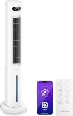 Rafraîchisseur d'air KLARSTEIN Polar connecté 300m³/h 30m² 75W 5L Blanc
