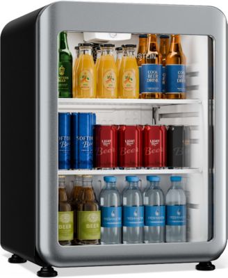 Réfrigérateur 1 porte KLARSTEIN Audrey Evo 56x38cm LED 85W Inox