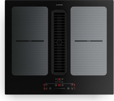 Plaque induction aspirante KLARSTEIN Full House 4 zones 7335W 60cm