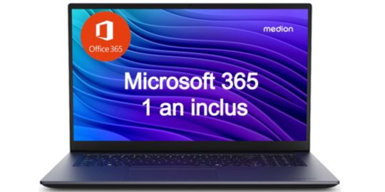Ordinateur portable MEDION Avantum 17E1e MD600034 M365 1 an