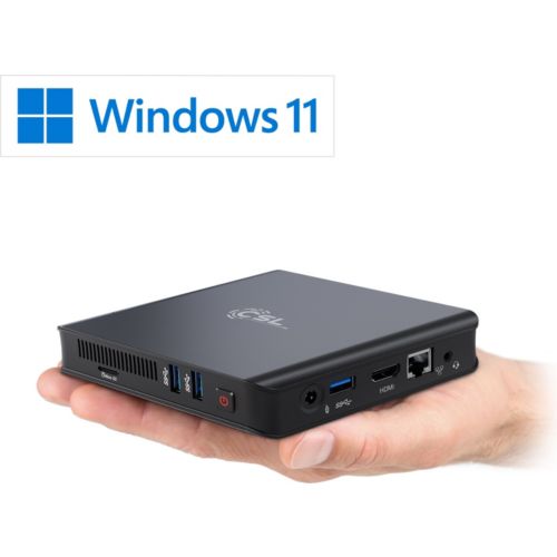Mini PC CSL-COMPUTER Narrow Box Ultra HD Compact v4 / 256 Go
