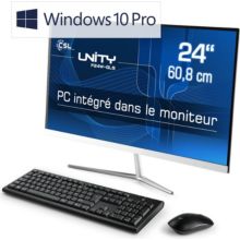 Ordinateur tout-en-un CSL-COMPUTER Unity F24W-GLS / 256Go / 8Go RAM