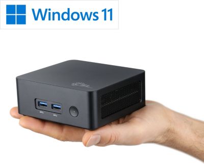 Mini PC CSL-COMPUTER Narrow Box Black 32Go 1000Go Win11 Pro