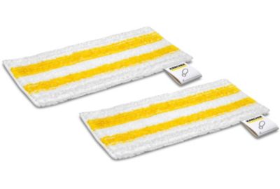Serpillière KARCHER microfibre x2 pour buse SC1 Upright