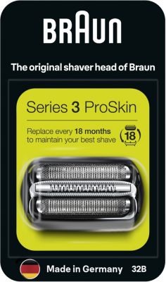 Tête de rasoir BRAUN Cassette 32B series 3 noir