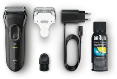 Rasoir BRAUN Serie 3 3020 + lotion nettoyante