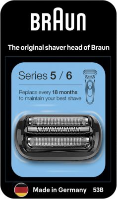 Tête de rasoir BRAUN 53B pour Série 5 - Série 6