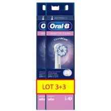 Brossette dentaire ORAL-B Sensi Ultra Thin 3 + 3 Clean Max