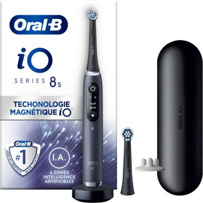 Brosse à dents électrique ORAL-B iO8s Series Black Onyx (+1 refils)