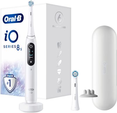 Brosse à dents électrique ORAL-B IO8s serie s white alabaster