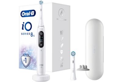 Brosse à dents électrique ORAL-B IO8s serie s white alabaster