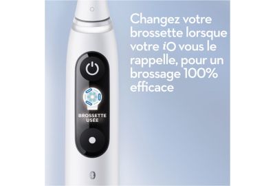 Brosse à dents électrique ORAL-B IO8s serie s white alabaster