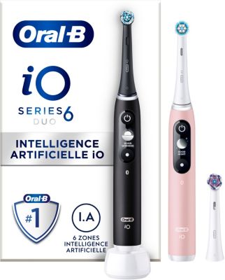 Brosse ORAL-B IO6 serie s duo pack black lava