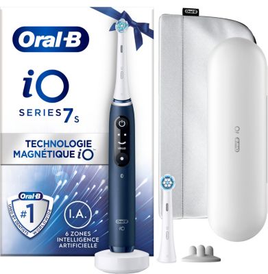 Brosse à dents électrique ORAL-B IO 7 Bleu saphir edition cadeau