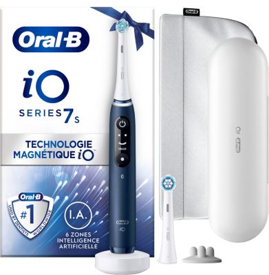 Brosse À Dents Électrique Oral B Io Series 7 Sapphire Edition Cadeau Bleu