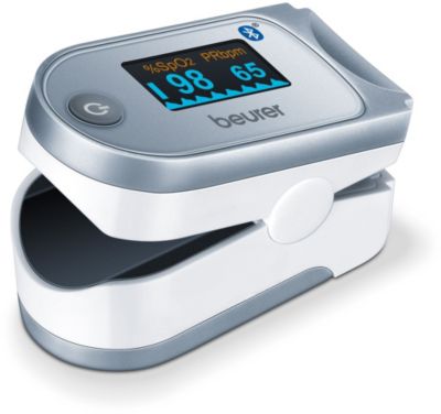 Oxymètre BEURER Oxymètre de pouls PO60 Bluetooth Oxymètre BEURER Oxymètre de pouls PO60 Bluetooth