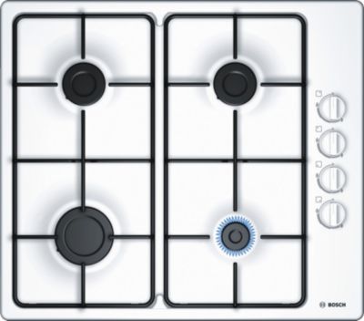 Table gaz BOSCH PBP6B2B80 Série 2 émail blanc