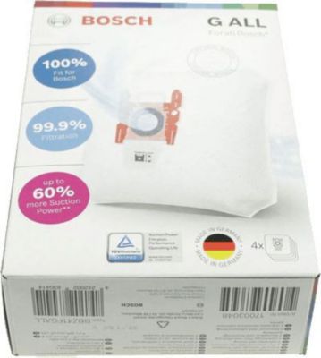 Pièce détachée BOSCH SACS ASPIRATEUR X 4 TYPE G ALL