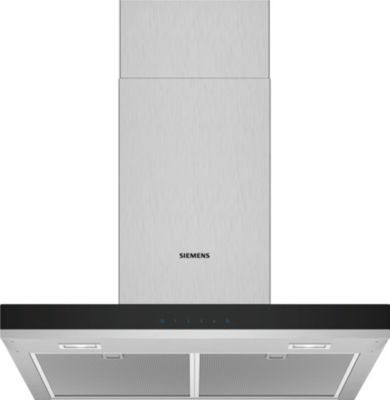 Hotte aspirante murale Siemens LC66BBM50 60 cm acier inoxydable - HORNBACH