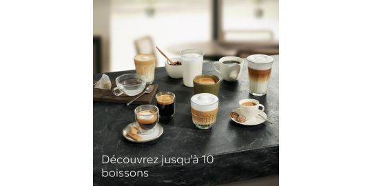 Expresso Broyeur SIEMENS EQ500 integral Inox/Noir lustré TQ515R03