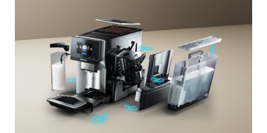 Expresso Broyeur SIEMENS EQ700 integral Inox Silver/Noir TQ713R03