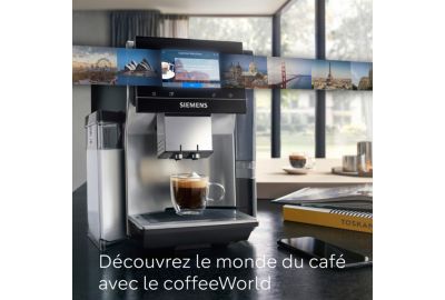 Expresso Broyeur SIEMENS EQ700 integral Inox Silver/Noir TQ713R03