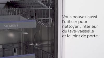 Voir la vidéo pour Lave vaisselle 60 cm SIEMENS SN23EC22AE, varioSpeed Plus, Acier brossé noir