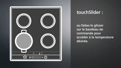 Voir la vidéo pour Plaque induction SIEMENS ED61AHSC1E Noir Mat