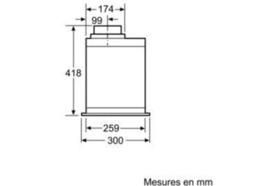 Hotte encastrable NEFF D58ML66N1