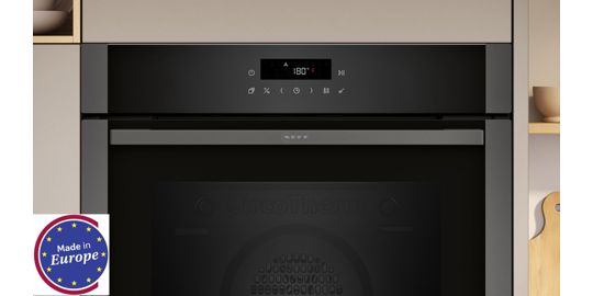 Four encastrable NEFF B2ACJ7AG0, Air Fry, Graphite Grey