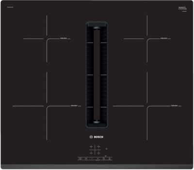 Table induction aspirante BOSCH PIE631B15E Série 4 Eco Silence Drive