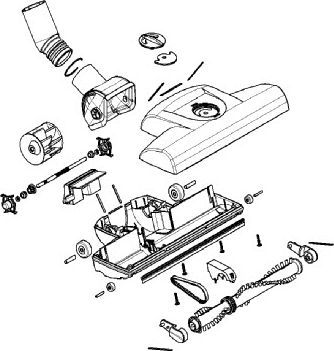 Pièce détachée SIEMENS TURBO BROSSE - 00445741