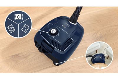 Aspirateur avec sac BOSCH BGB38BU3H