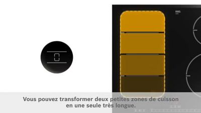 Voir la vidéo pour Plaque induction BOSCH PIX63SHC1F Serenity FlexInduction