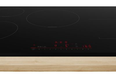 Table Combi induction BOSCH devant biseauté 80 cm - Affichage digital -  Bandeau DirectSelect - 5 foyers - PVW831FC5E - Cdiscount Electroménager