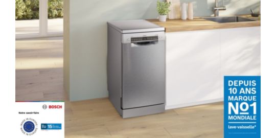 Lave vaisselle 45 cm BOSCH SPS4EMI34E Série 4 Serenity Efficient Dry
