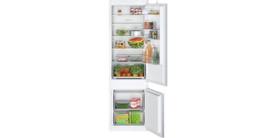 Réfrigérateur combiné encastrable BOSCH KIV87NSE0, Série 2, Eco Airflow
