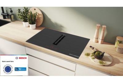 Plaque induction aspirante BOSCH PVQ811H26E, Série 6, PerfectFry Plus Sensor