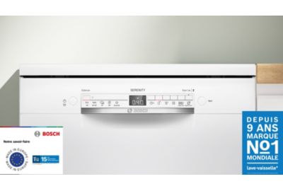 Lave vaisselle 60 cm BOSCH SMS2HTW05E Serenity