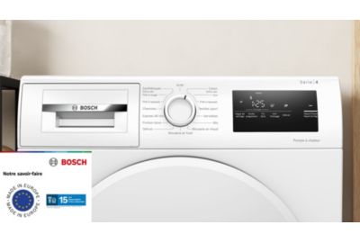 Sèche linge pompe à chaleur BOSCH WTH8300DFRWTH8300DFR, Série 4, Express 40 min
