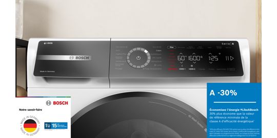 Lave linge hublot BOSCH WGB256A2FR