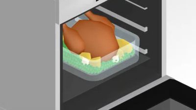 Voir la vidéo pour Four encastrable BOSCH HBA372BB4 airfry