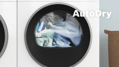 Voir la vidéo pour Lave linge séchant hublot BOSCH WNG254AQFR - 10,5/6 kg - 1400 tr/min - Dosage automatique - Connecté