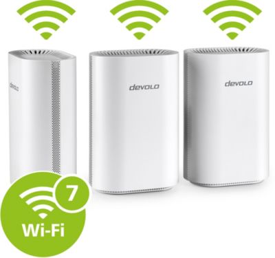 Système Wifi Mesh DEVOLO WiFi 7 MESH BE6500 3-pack