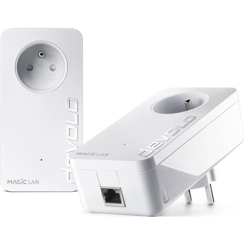 Devolo - Kit Multiroom 2 adaptateurs CPL Devolo Magic 2 WiFi 6 Bi bande  Blanc - CPL Courant Porteur en Ligne - Rue du Commerce