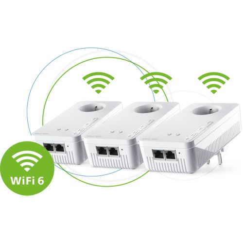 Devolo Adaptateur CPL dLan 500 WiFi Network Kit pas cher 