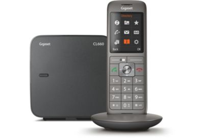 Téléphone sans fil GIGASET CL660 ANTHRACITE
