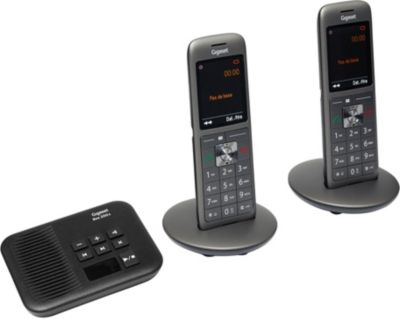 Téléphone sans fil GIGASET CL660A Duo Noir